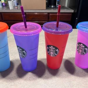 Color-changing Starbucks cold cup Tumblers